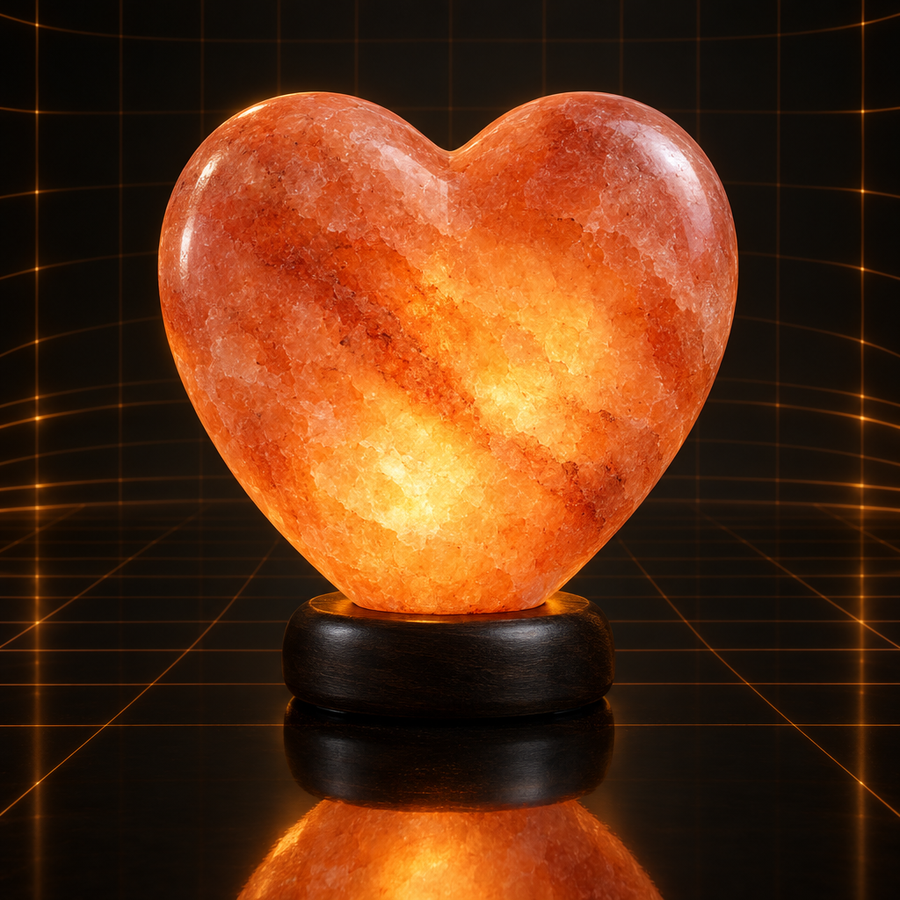 Heart Salt Lamp