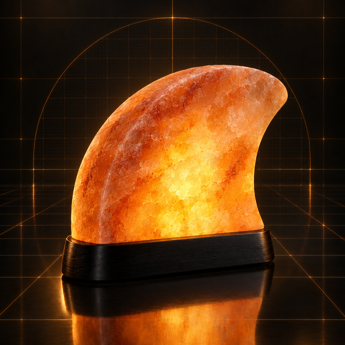 Half-Moon Salt Lamp